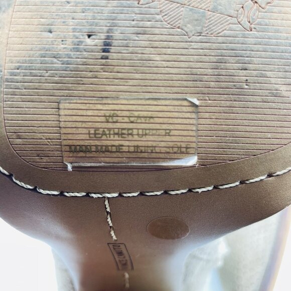 Vince Camuto Womens Boots Size 11M Tan Suede Leather Side Zip Ankle Heel Booties - Picture 10 of 13